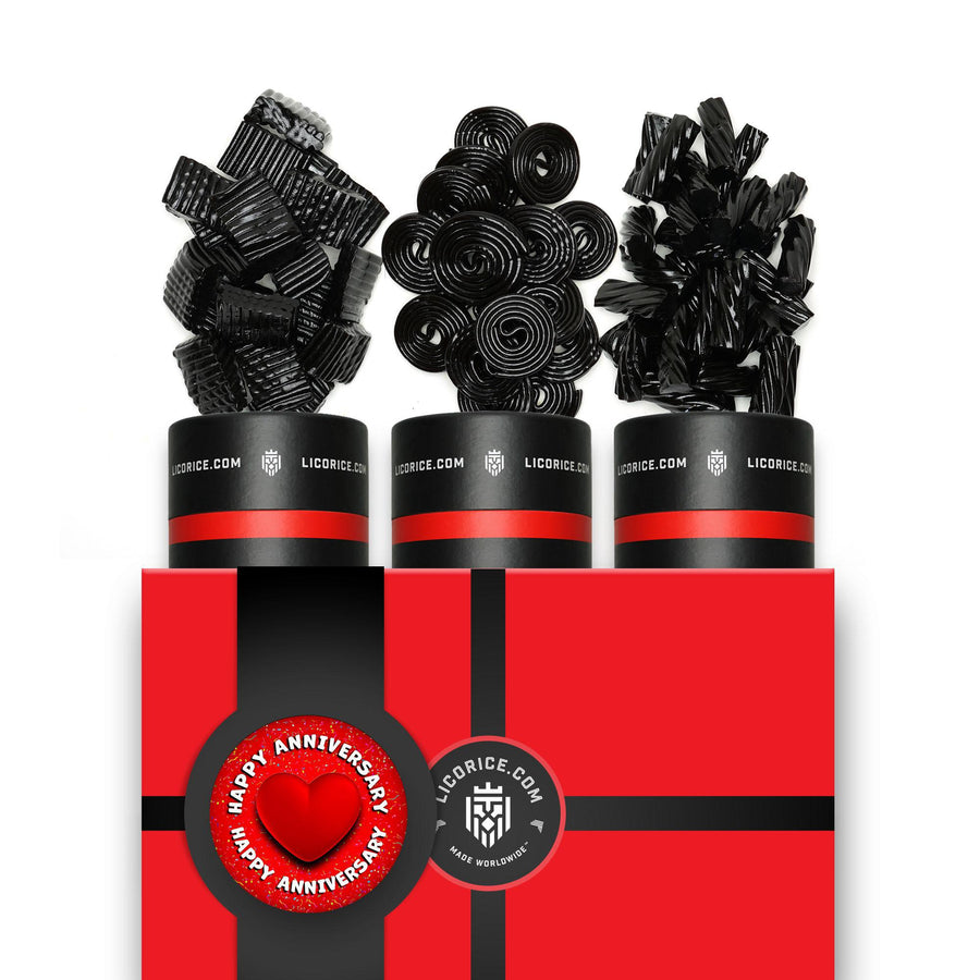 Black Licorice Happy Anniversary Gift Box