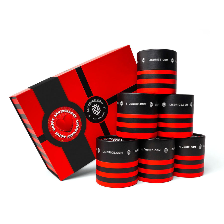Assorted Licorice Happy Anniversary Gift Box