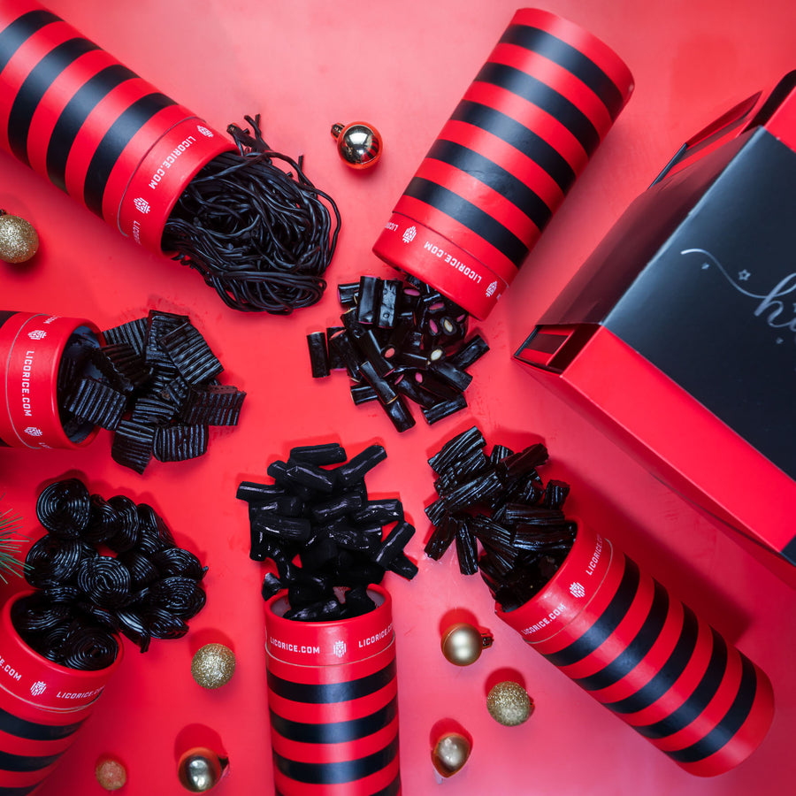 XL Black Licorice Lover Holiday Gift Box