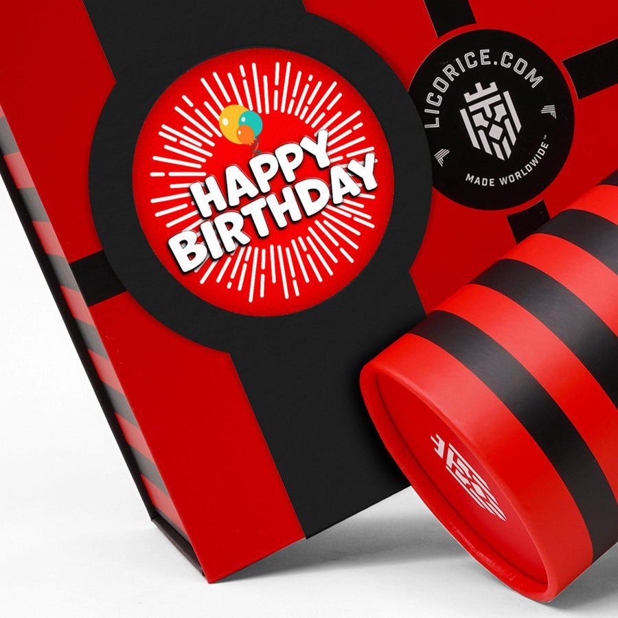 Black Licorice Happy Birthday Gift Box