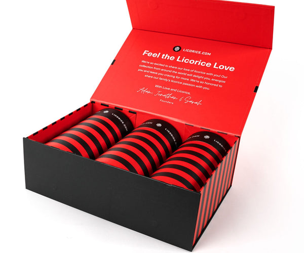 Milk Chocolate Black Licorice DownUnders™ Gift Box