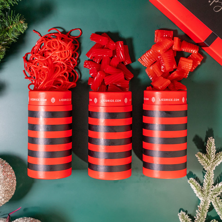 Red Licorice Lover Holiday Gift Box