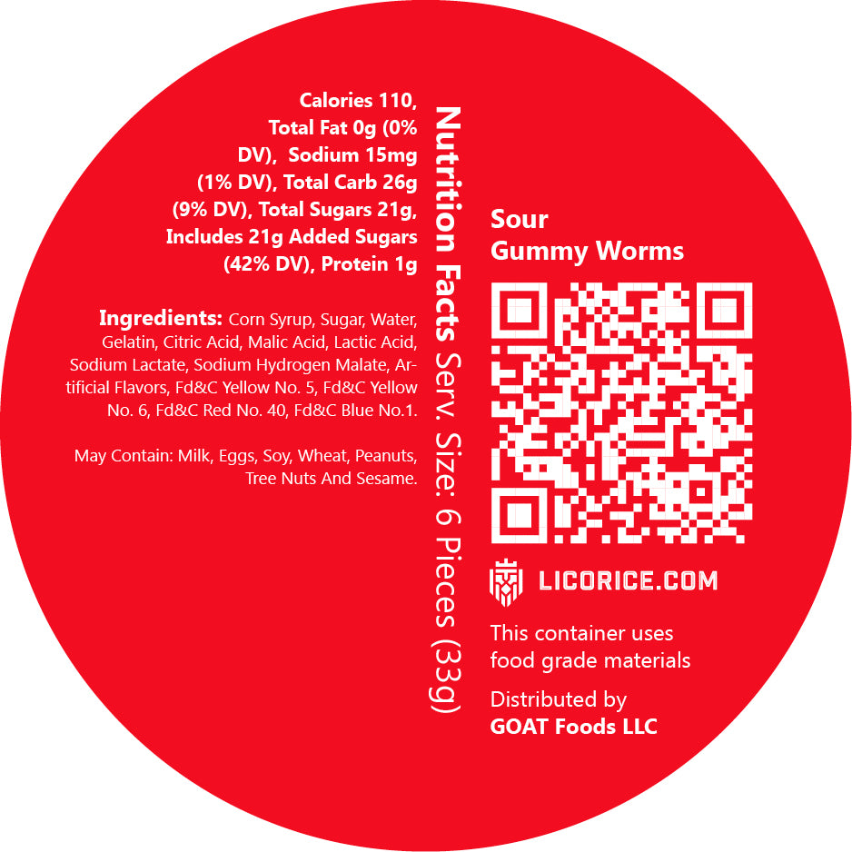 Sour Gummy Worms