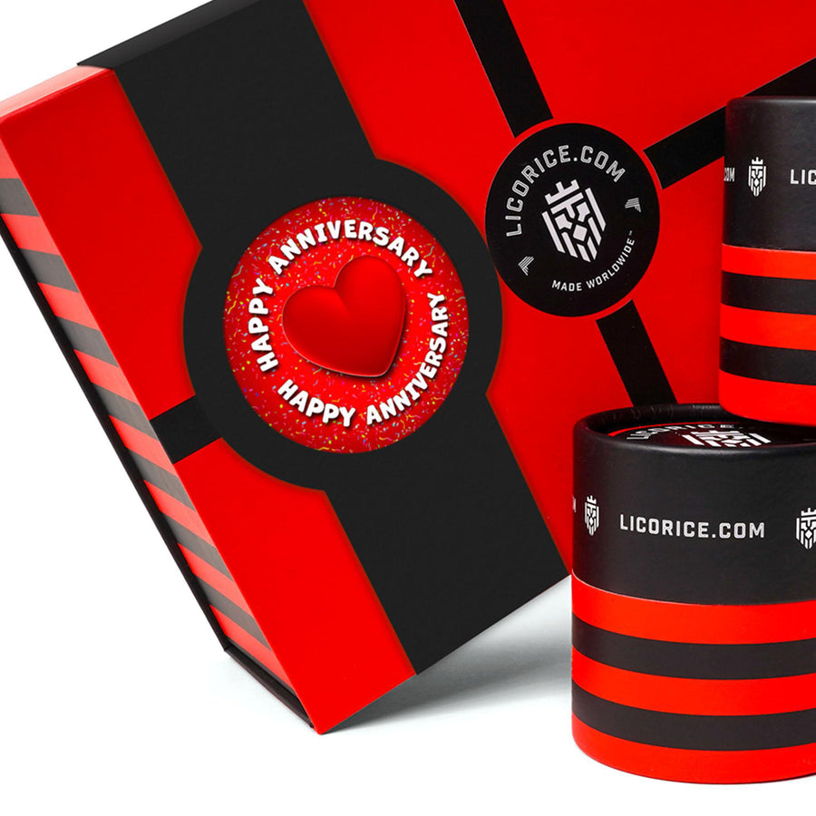 Assorted Licorice Happy Anniversary Gift Box