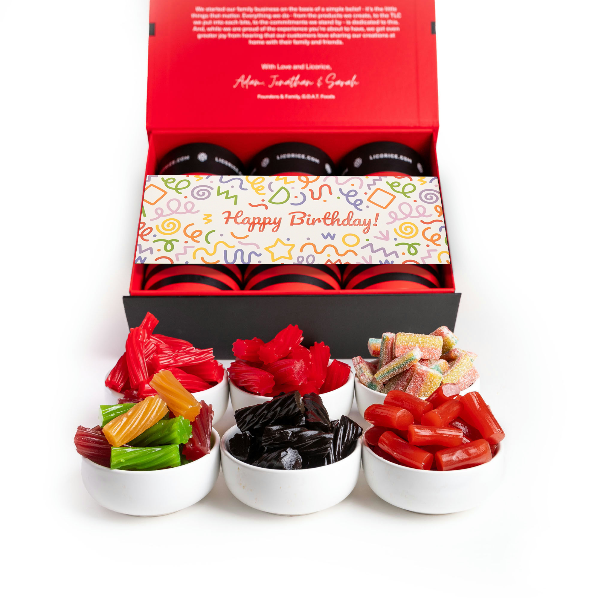 Happy Birthday Assorted Sampler 6 Gift Box – Licorice.com
