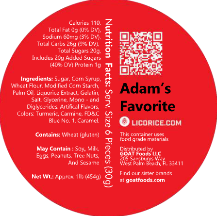 Adam's Favorite