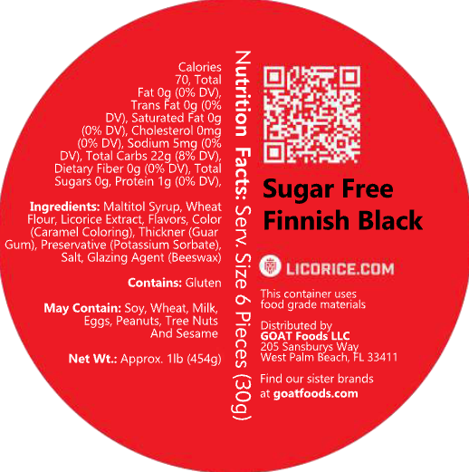 Sugar Free Finnish Black