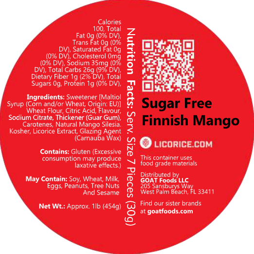 Sugar Free Finnish Mango