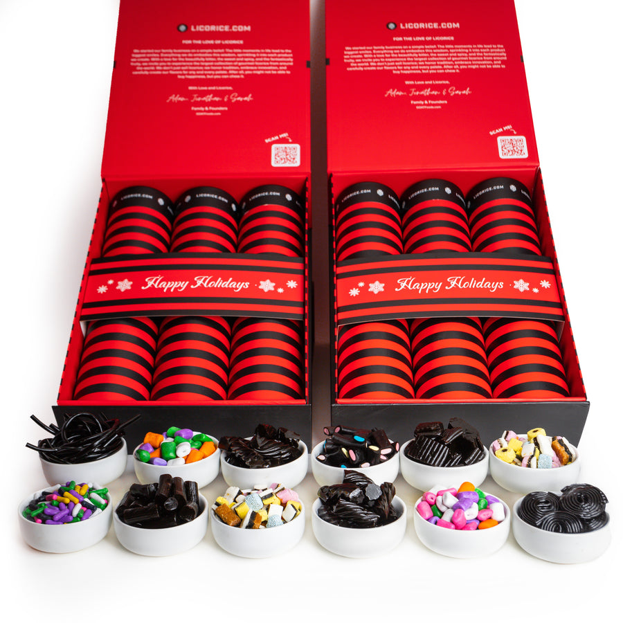 Black Licorice Lover Holiday 12 Tube Gift Box