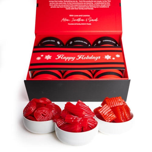 Red Licorice Lover Holiday Gift Box