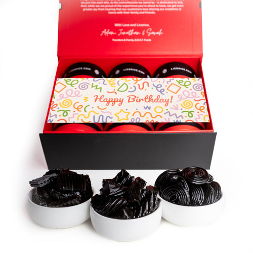 Happy Birthday Black Licorice Lover Gift Box