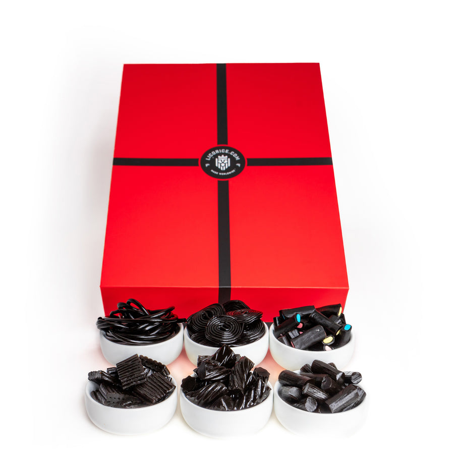 6 Tube Black Licorice Lover Holiday Gift Box