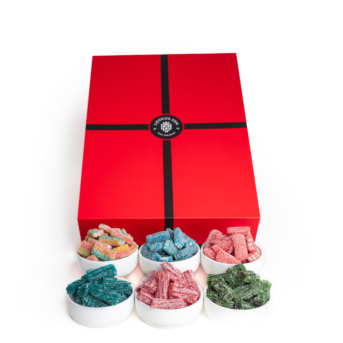 6 Tube Sour Licorice Holiday Gift Box