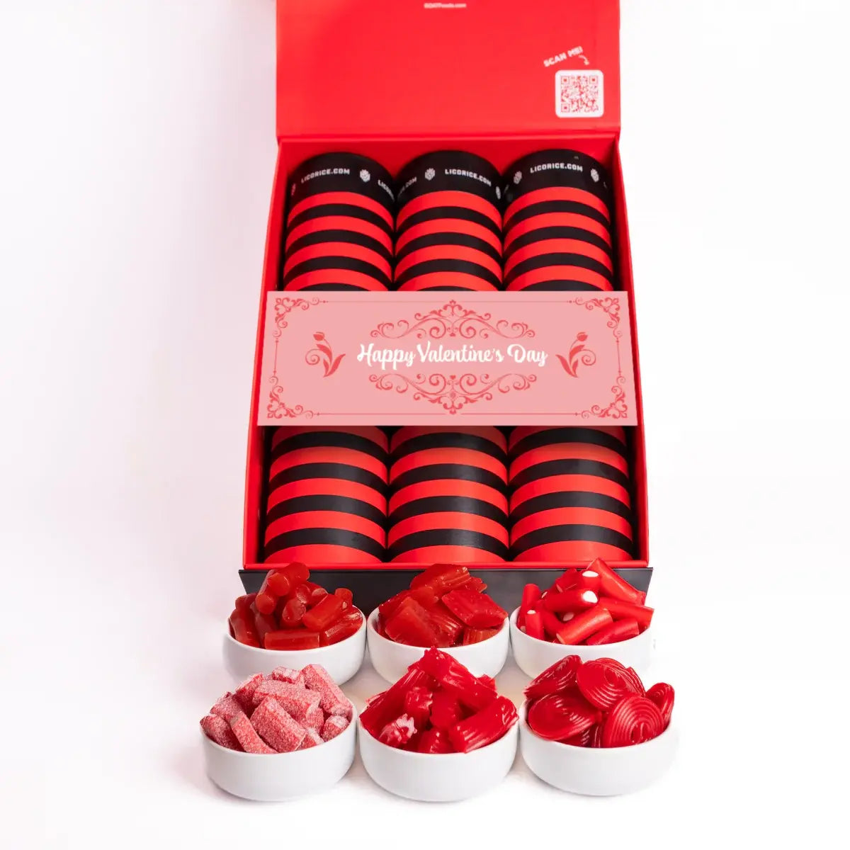 Valentine Red Licorice Lover 6 Gift Box