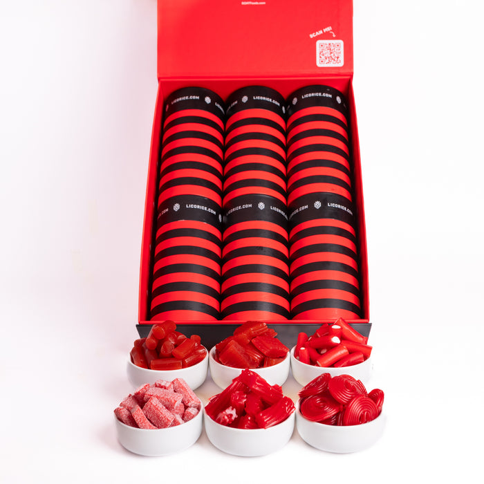 6 Tube Red Licorice Lover Gift Box