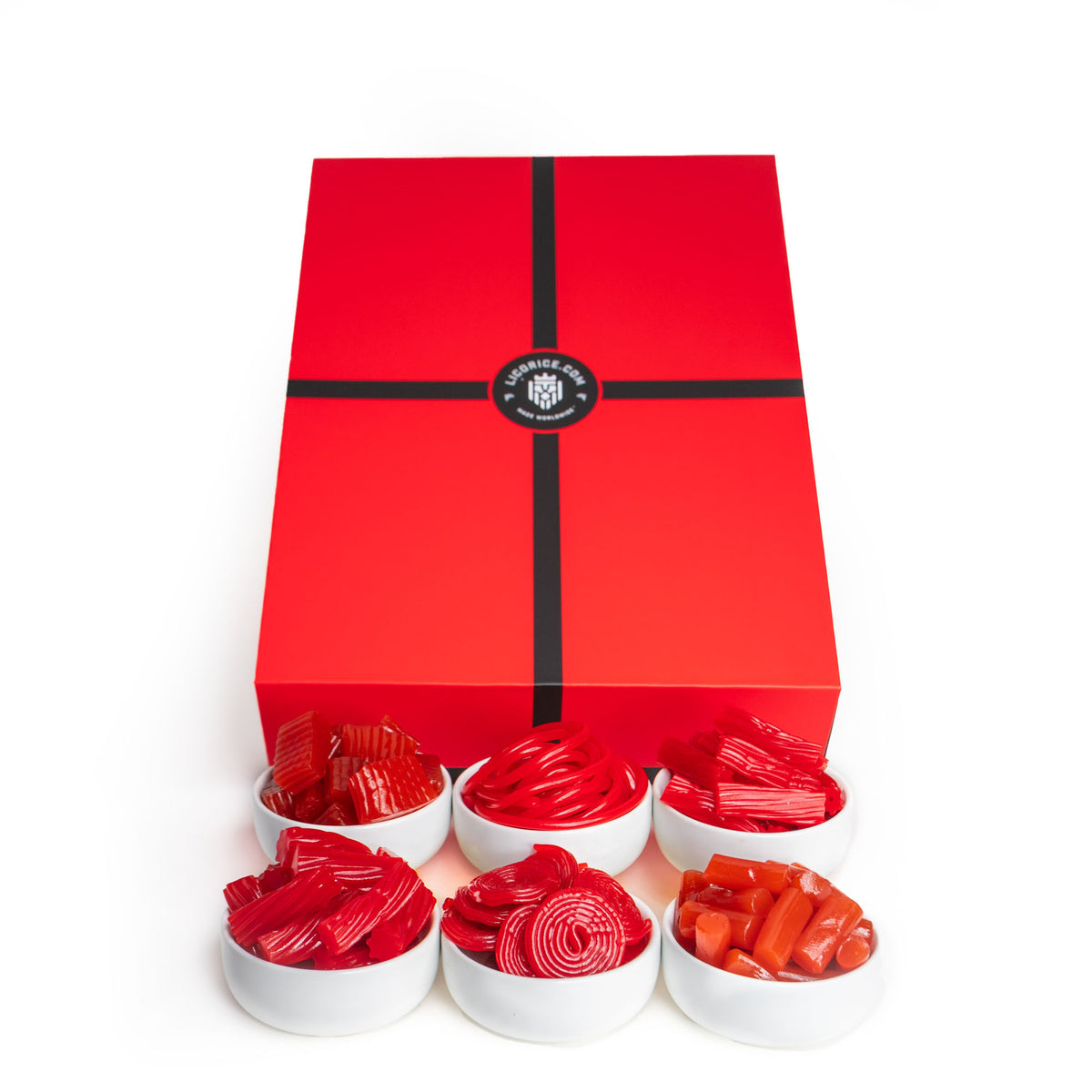 6 Tube Red Licorice Lover Holiday Gift Box