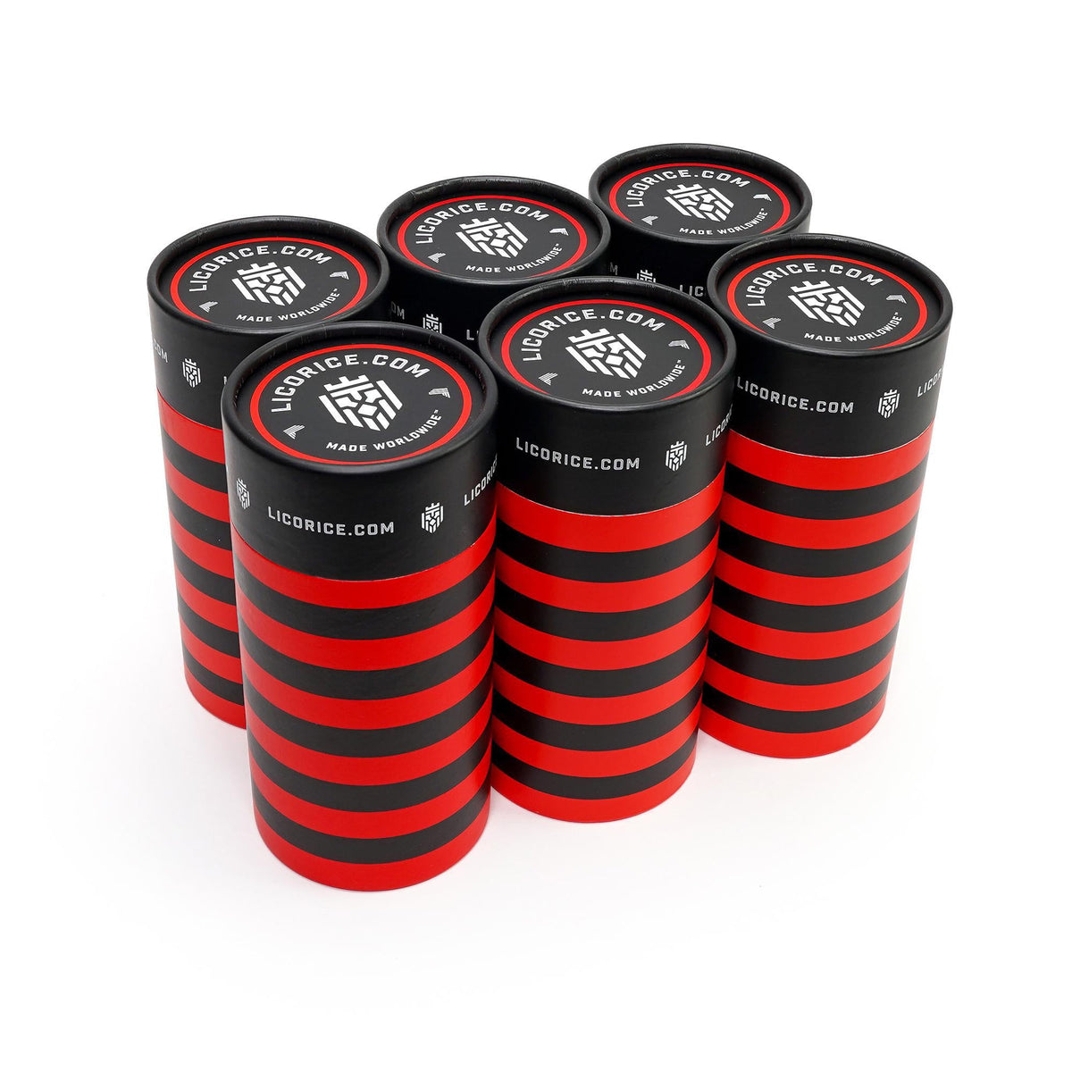 6 Tube Red Licorice Lover Gift Box