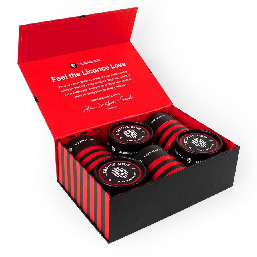 Black Licorice Sampler Father's Day Gift Box