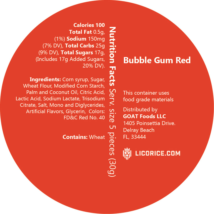 Bubble Gum Red