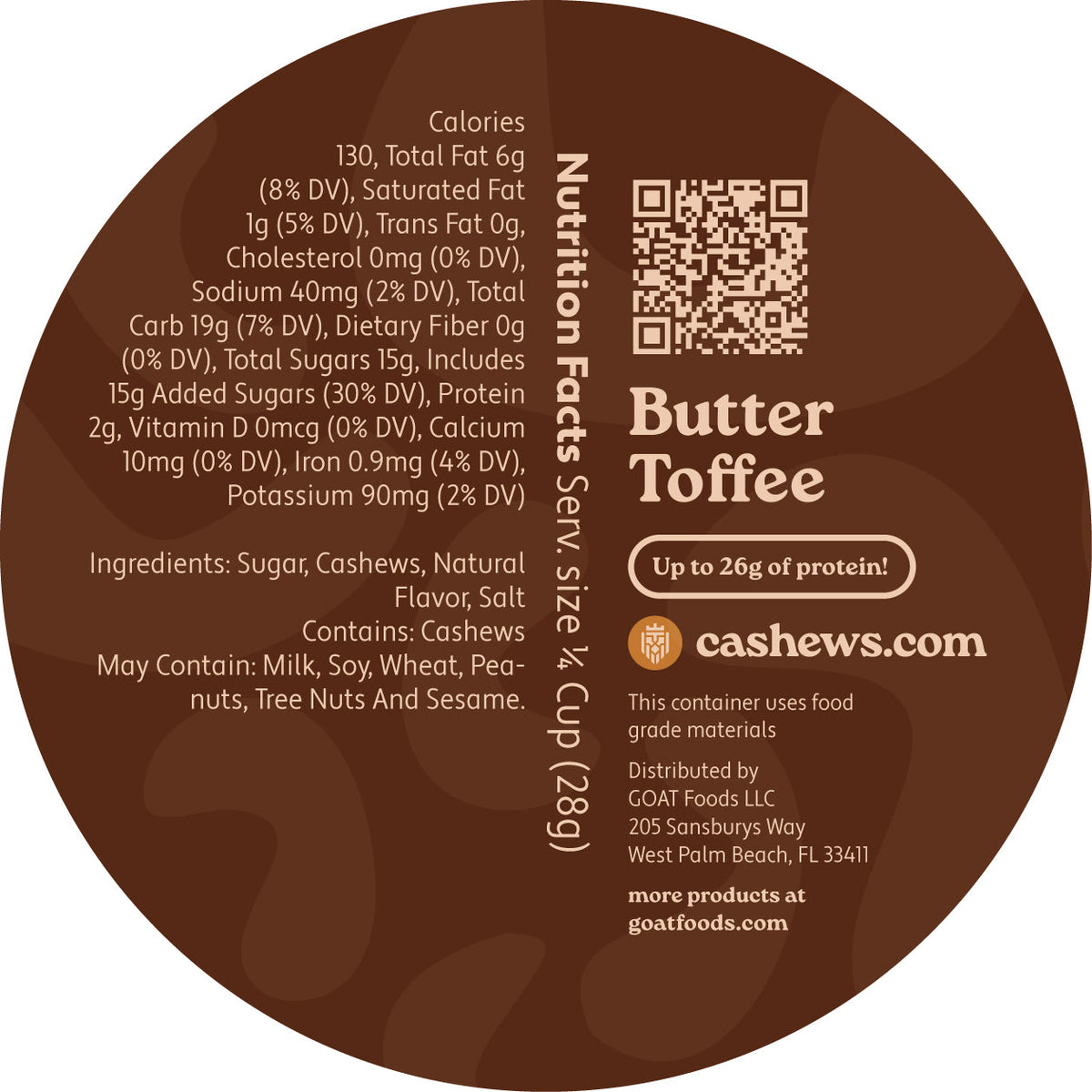 Butter Toffee Cashews