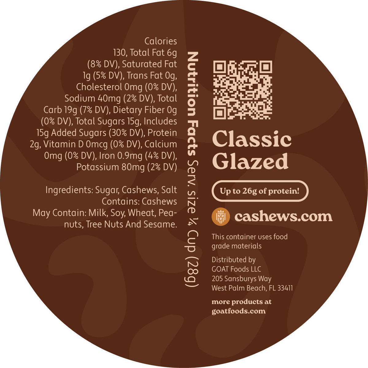 Classic Glazed Cashews