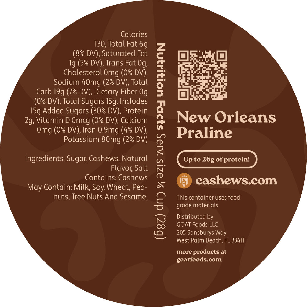 New Orleans Praline Cashews