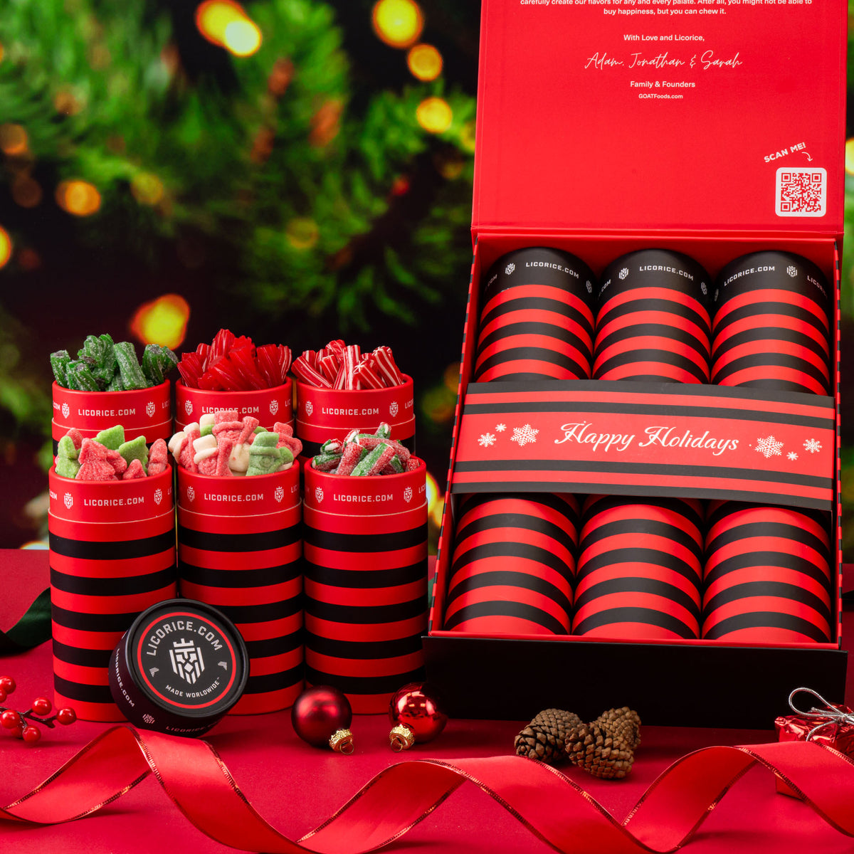 Santa's Favorite Holiday - 6 Tube Gift Box