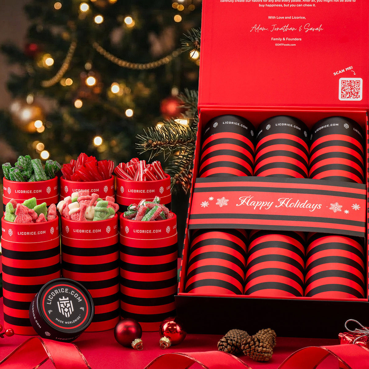 Santa's Favorite Holiday - 6 Tube Gift Box