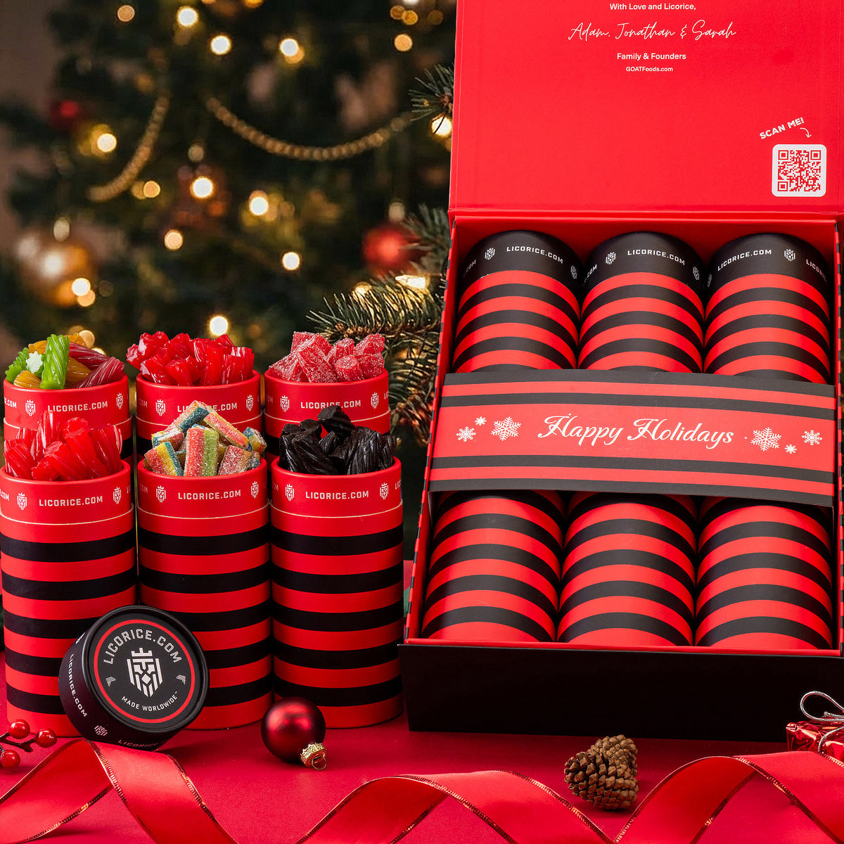 6 Tube Best Seller Holiday Gift Box