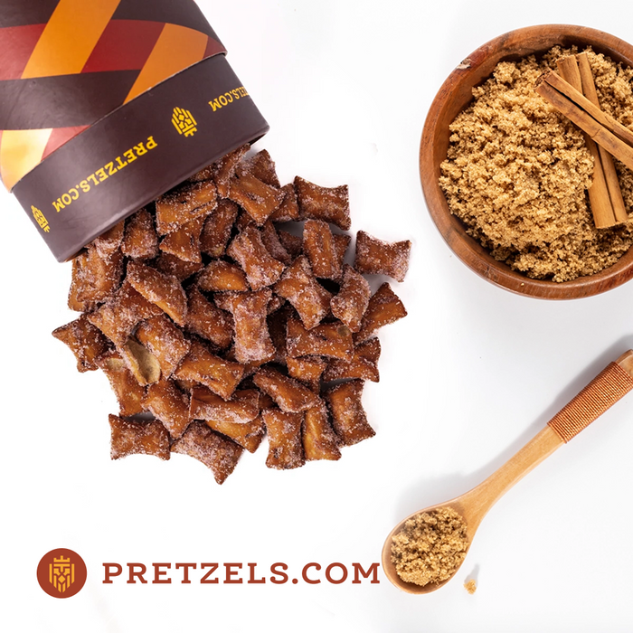 Cinnamon Sugar Peanut Butter Pretzel Bites