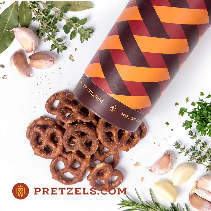 Sourdough Garlic & Herb Pretzels