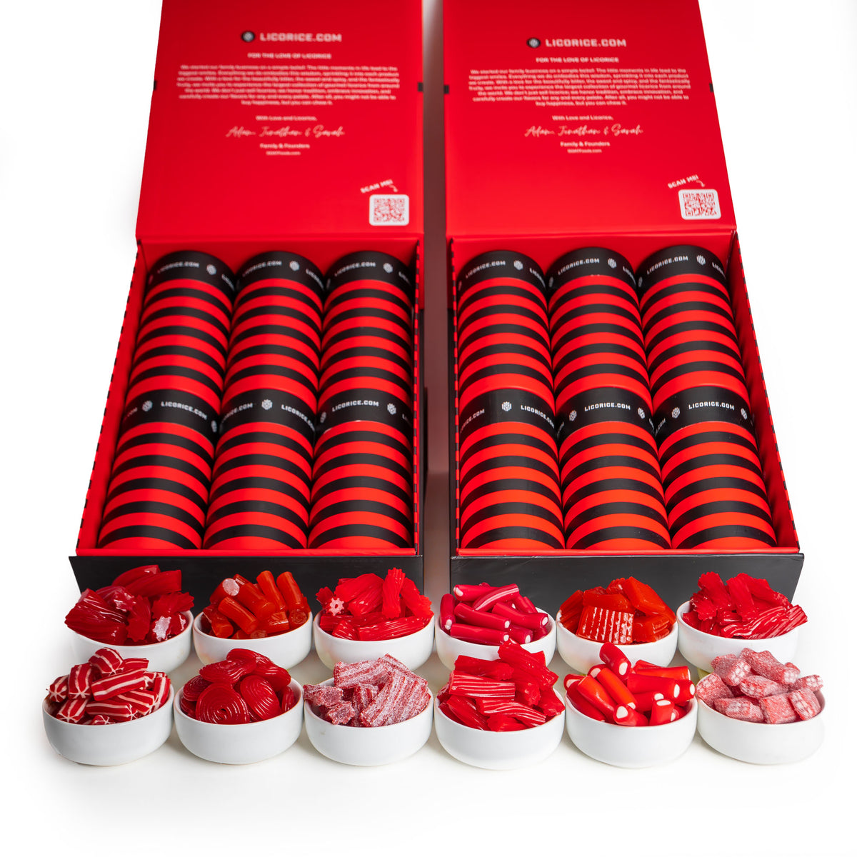 Red Licorice Lover 12 Tube Gift Box