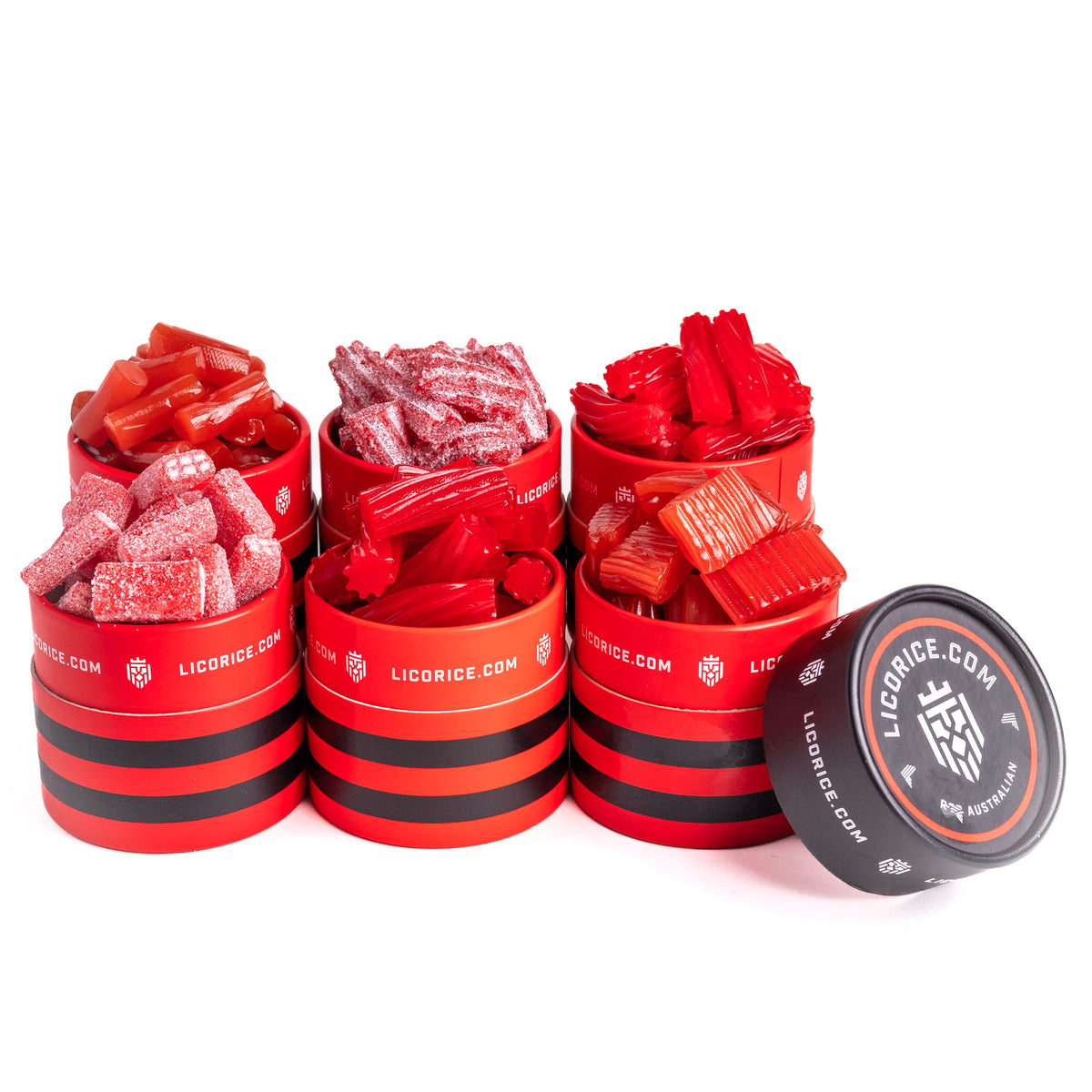 Red Licorice Sampler 6 Gift Box