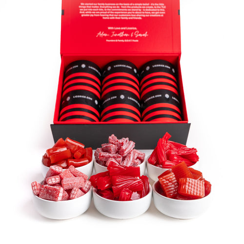 Red Licorice Sampler Pack Gift Box