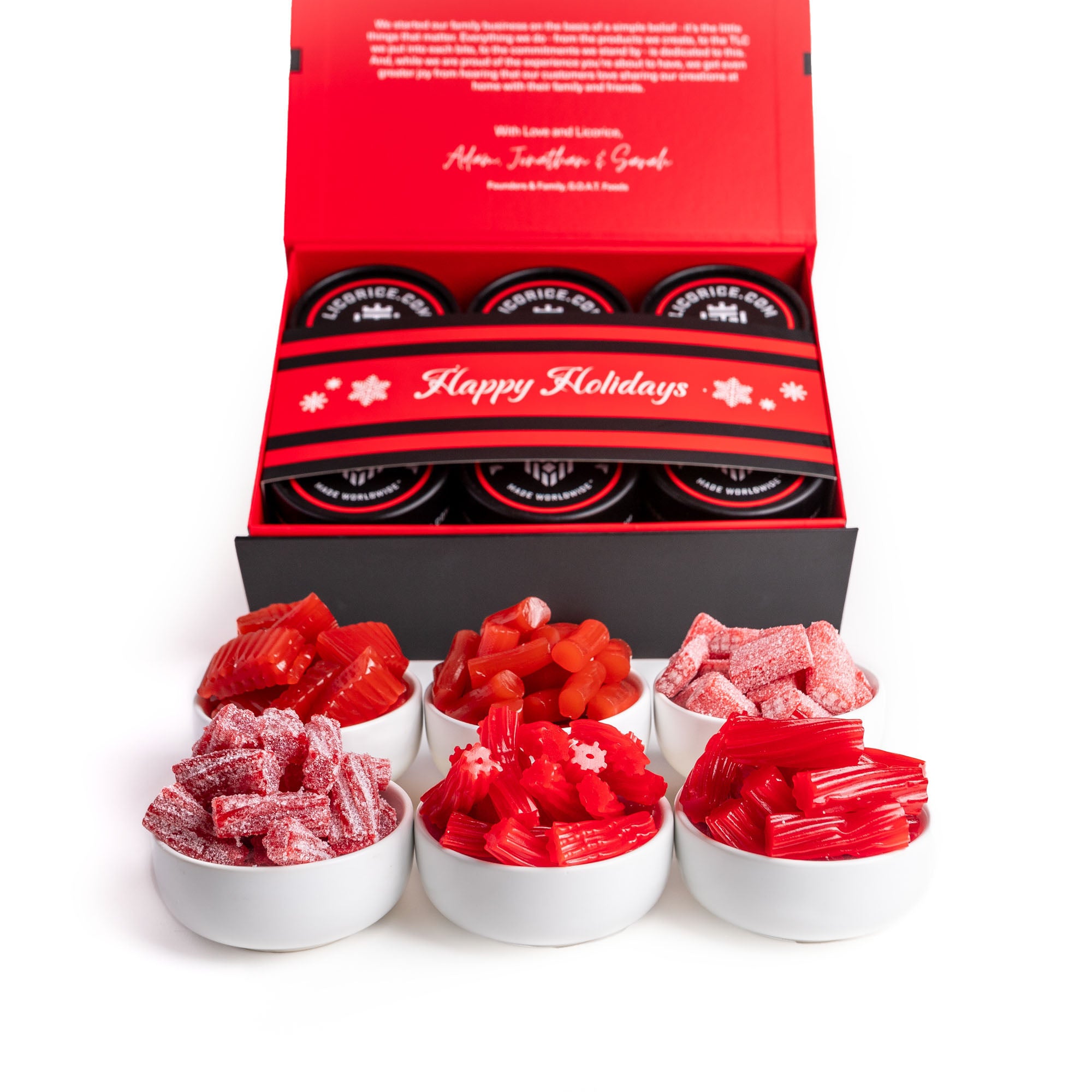 Red Sampler Holiday Gift Box – Licorice.com