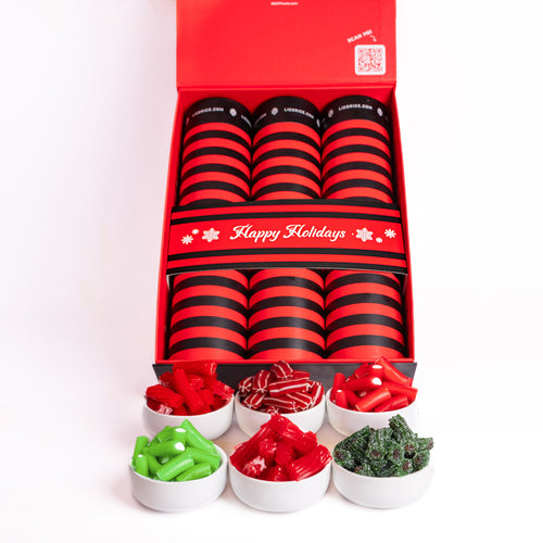 6 Tube Santa's Favorite Holiday Gift Box