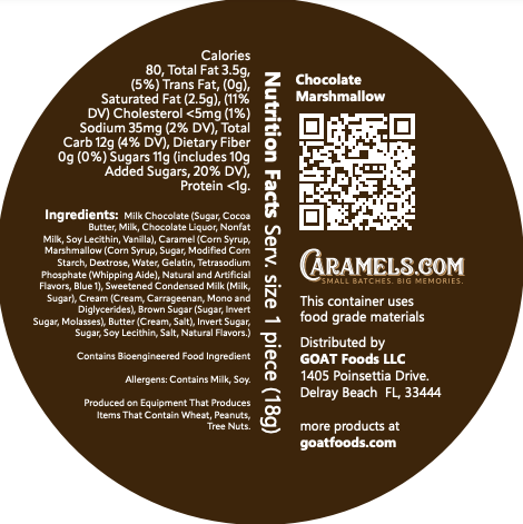 Chocolate Marshmallow Caramels