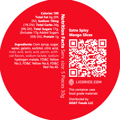 Extra Spicy Mango Slices