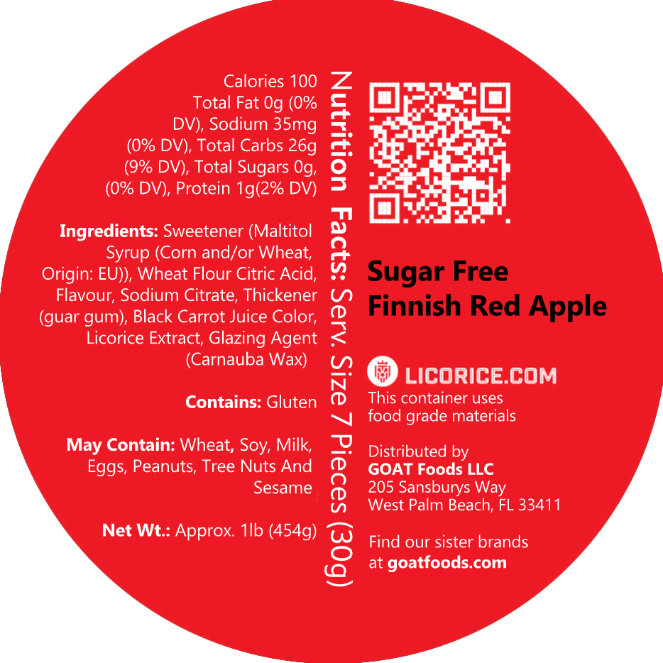 Sugar Free Finnish Red Apple