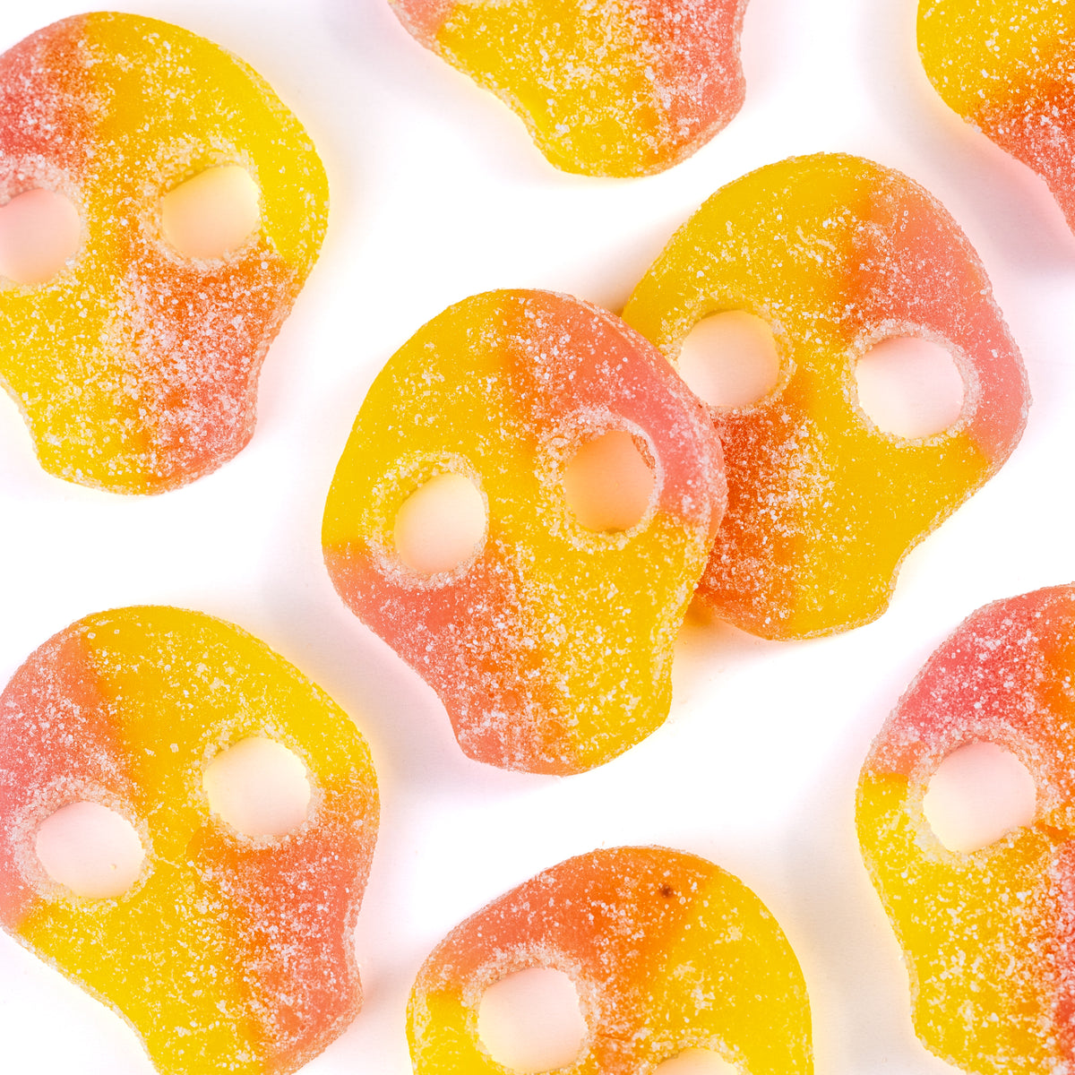 Sour Lemon Raspberry Skulls