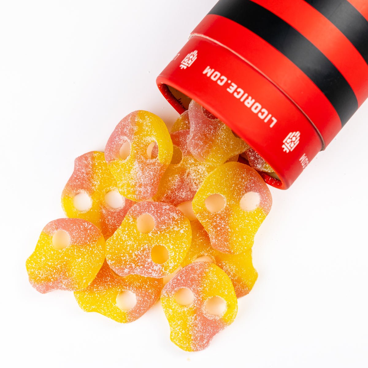 Sour Lemon Raspberry Skulls