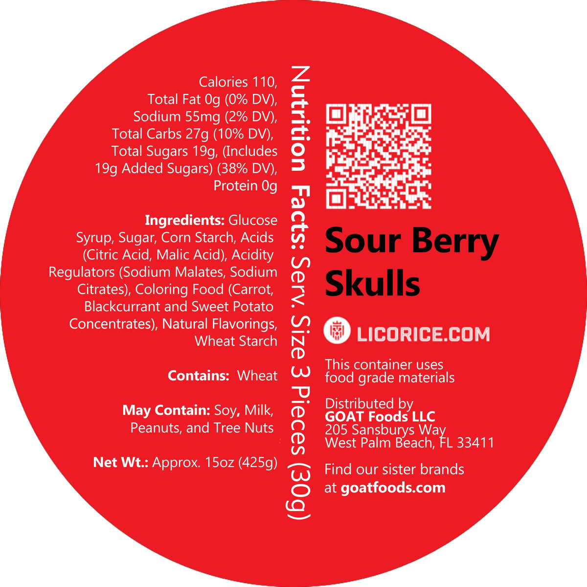 Sour Berry Skulls