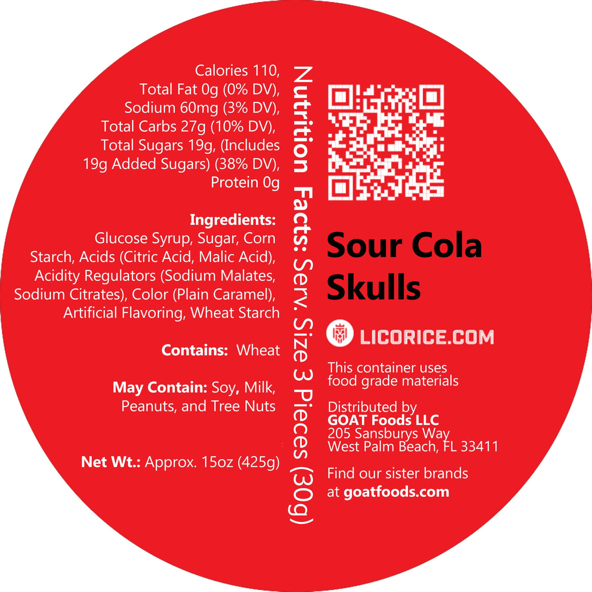 Sour Cola Skulls