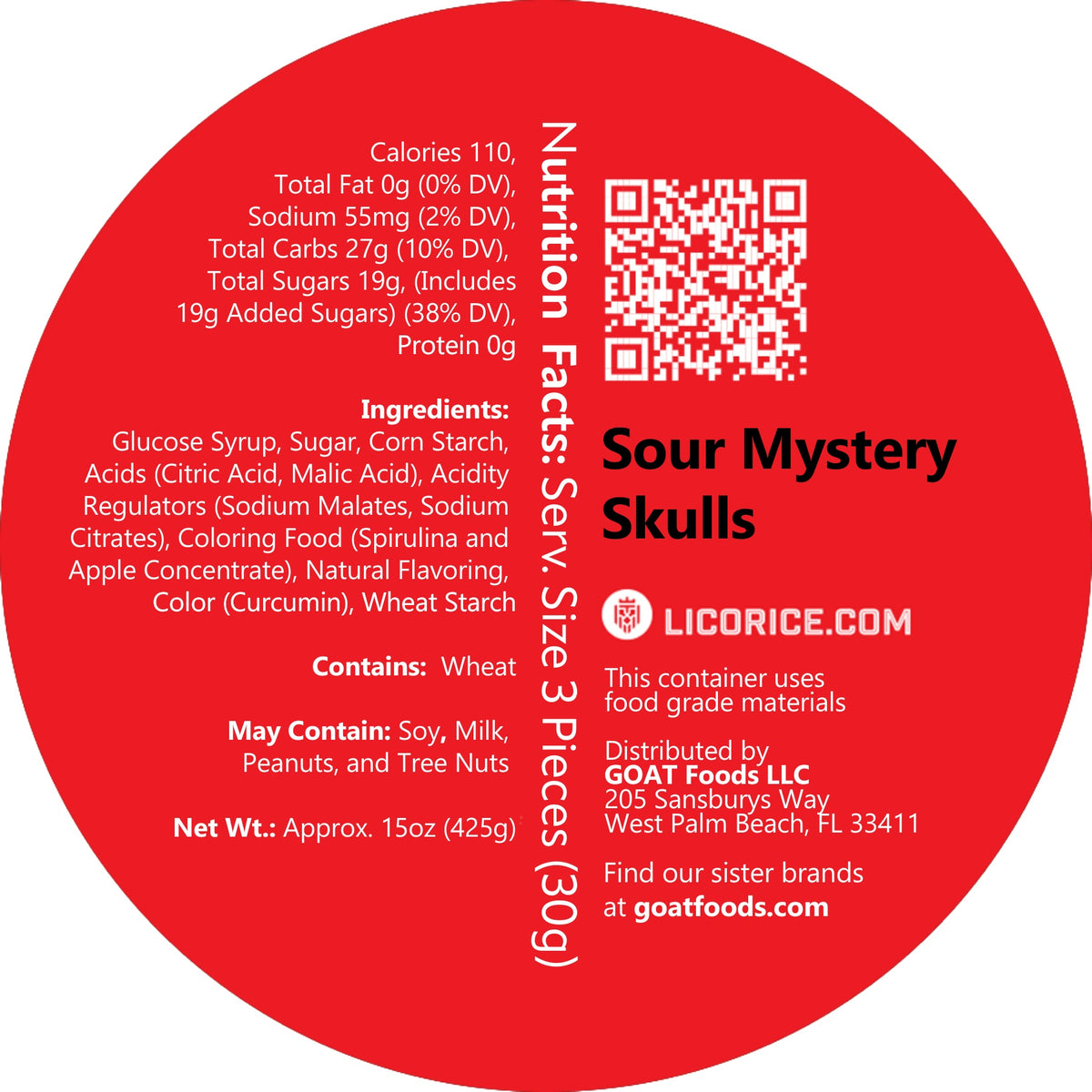 Sour Mystery Skulls