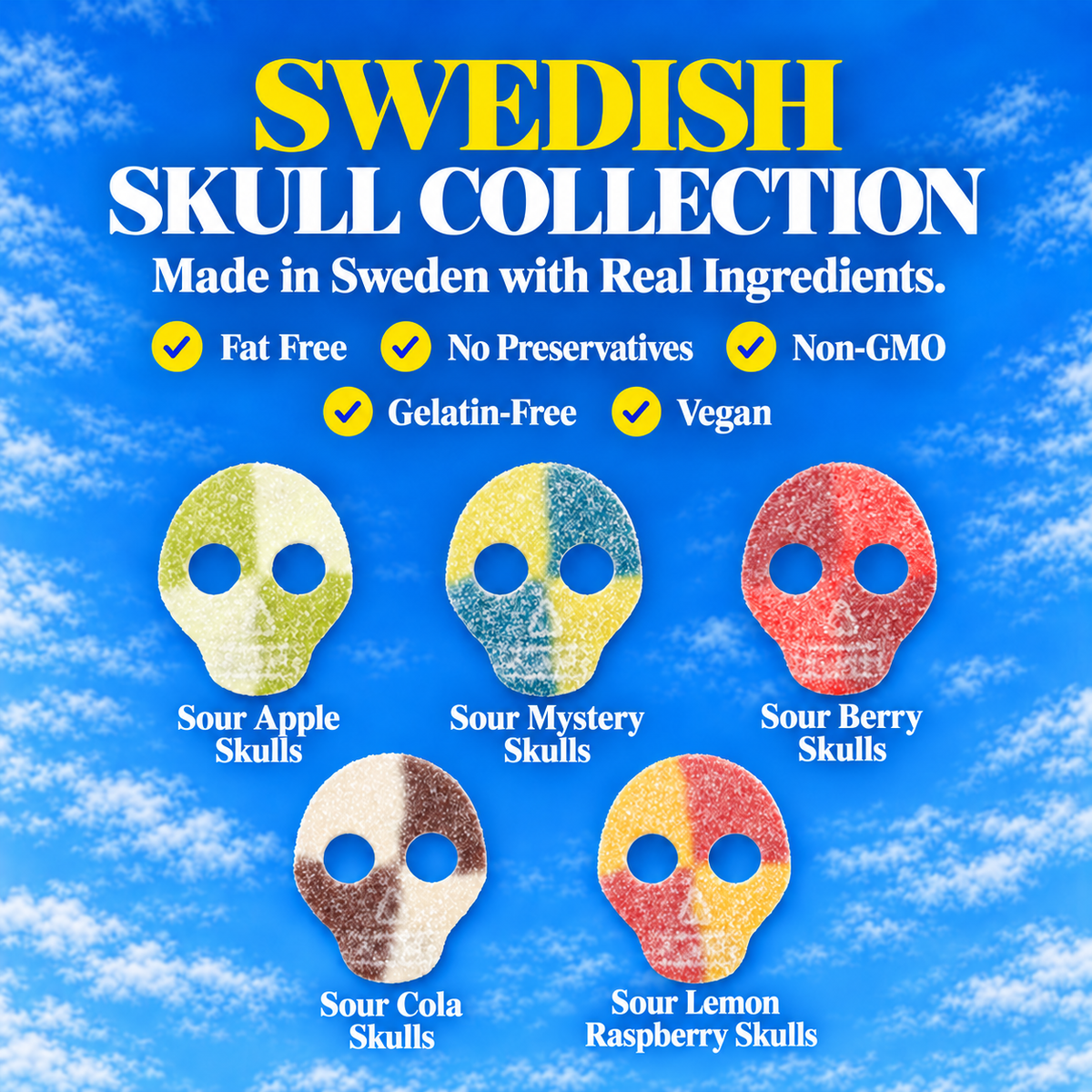 Sour Cola Skulls