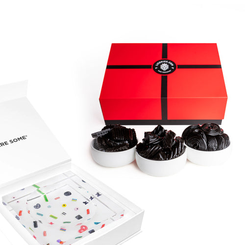 Black Licorice Lover Gift Box + SweetArt™ Candy Dish