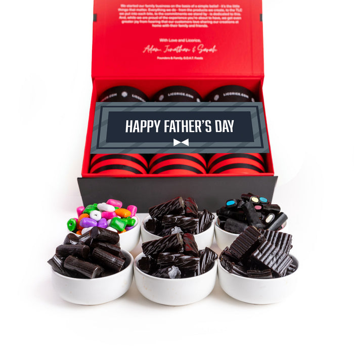 Father's Day Black Licorice Sampler Pack Gift Box