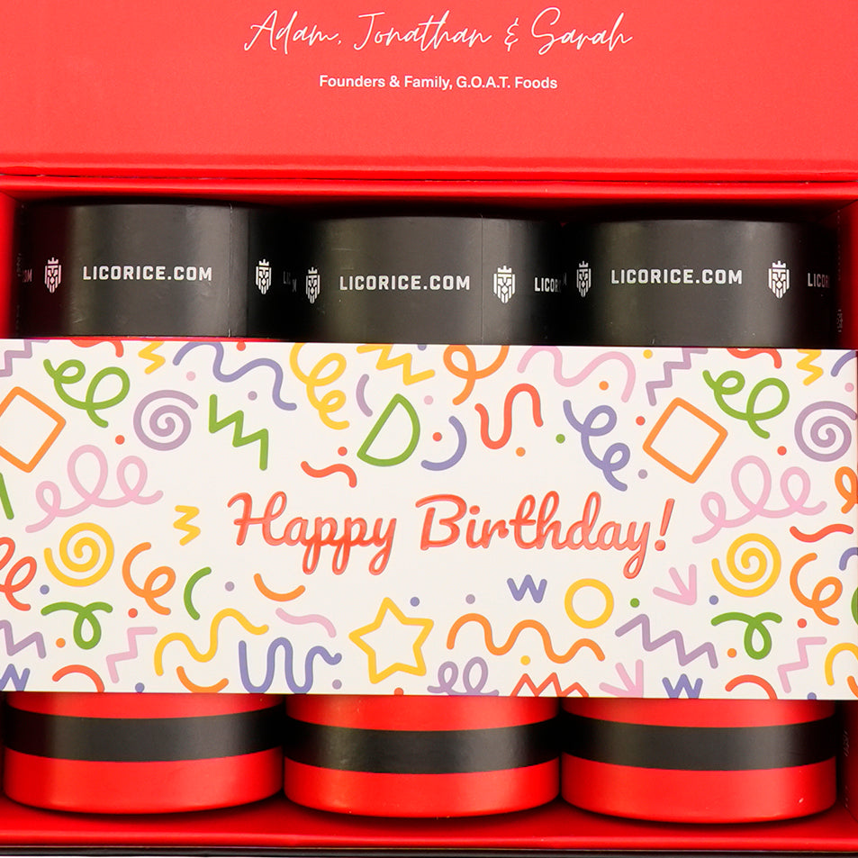 Happy Birthday Black Licorice Lover Gift Box