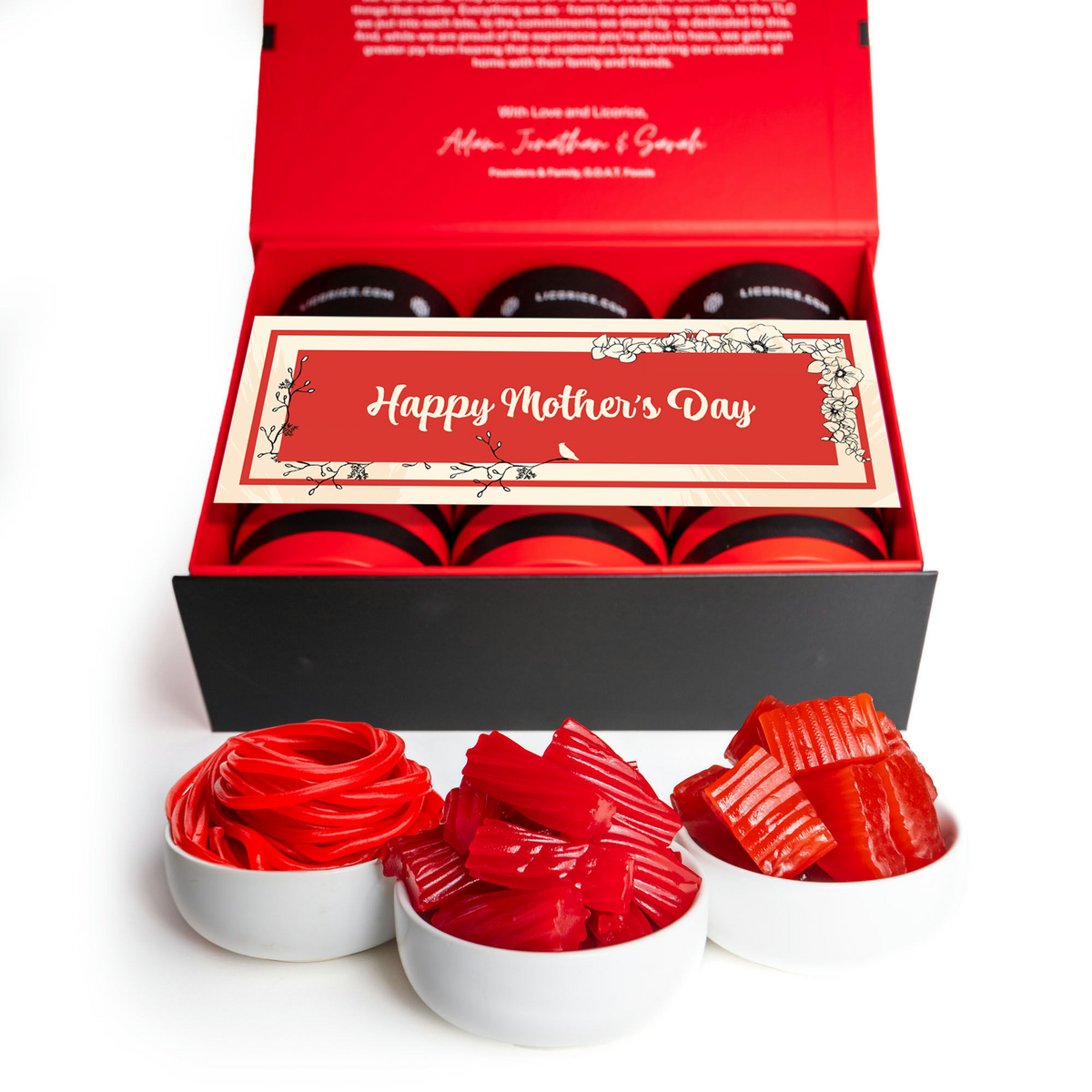 Red Licorice Lover Mother's Day Gift Box