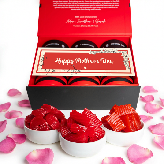 Red Licorice Lover Mother's Day Gift Box